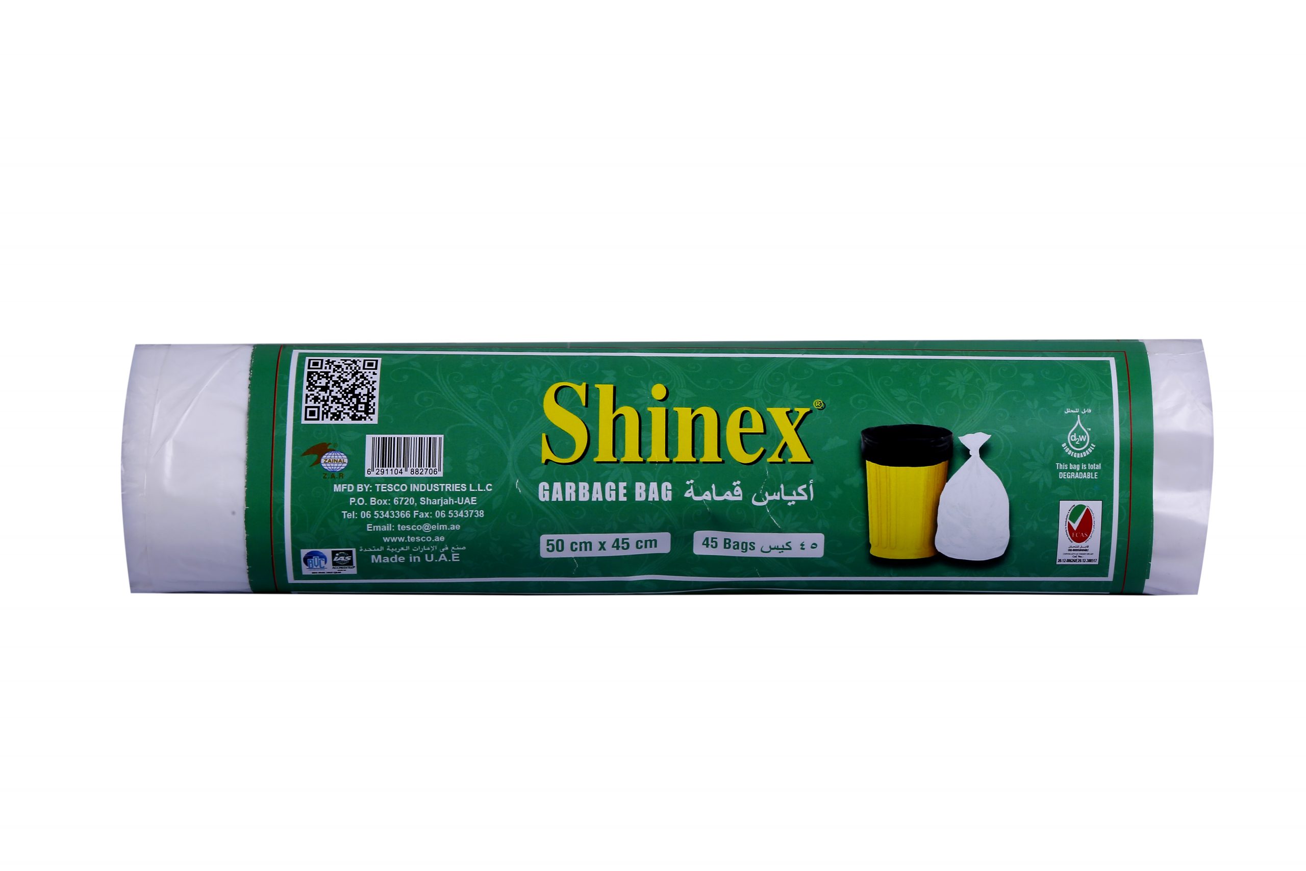 SHINEX GARBAGE ROLL 85 X 110 CM ( 6 Roll X 40 Sheet ) | Tesco